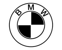 bmw logo, circle with the letter bmw